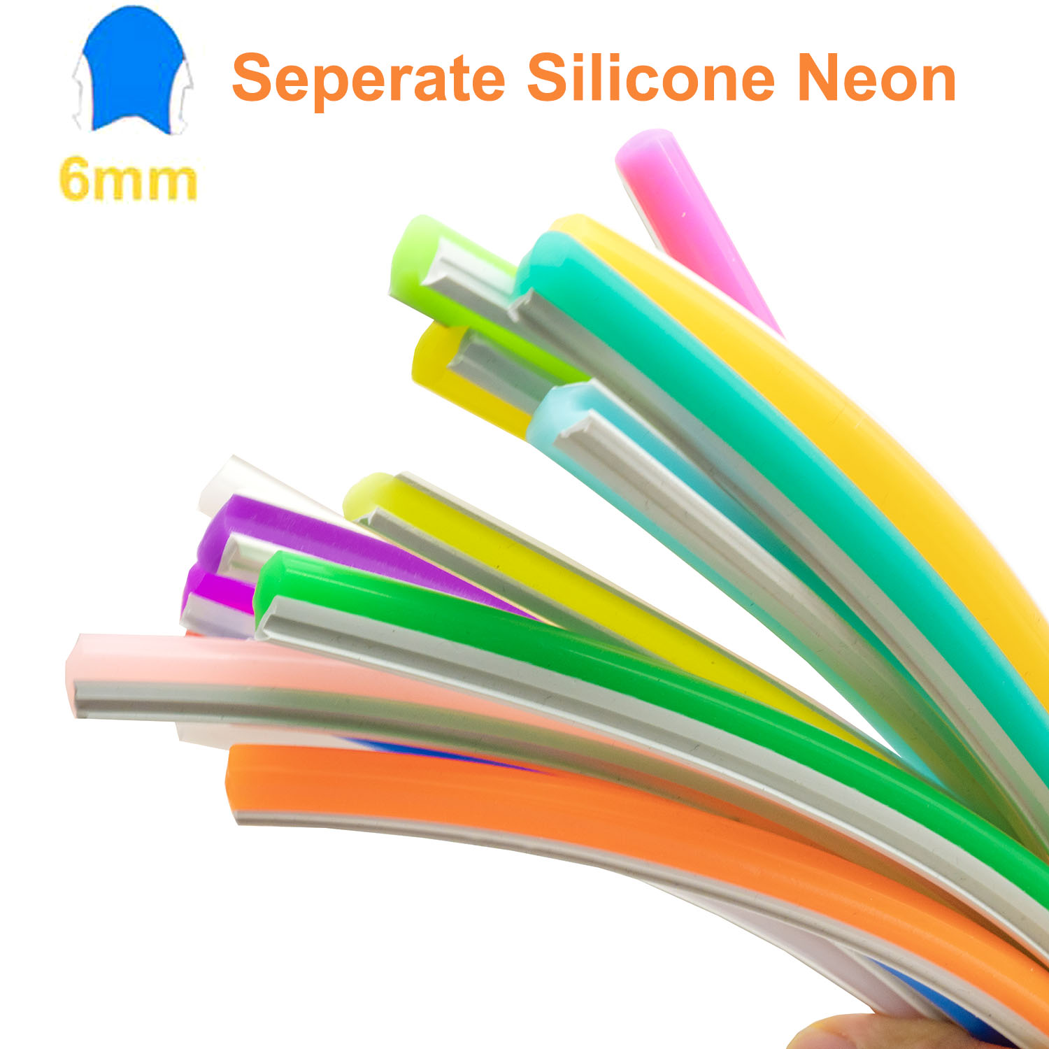 Outdoor Power Strip Weatherproof - Separado Neon Silicone LED Strip Tubo,