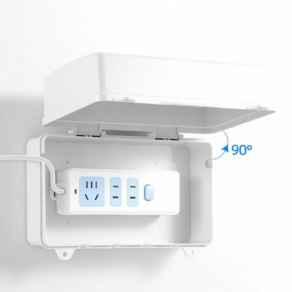 Caixa de proteção para tomadas - Outdoor Power Strip Weatherproof avaliação e preço